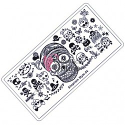 Matrita de Unghii din metal dreptunghiulara 6x12cm S Style 04